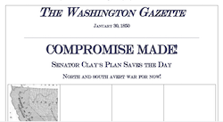 Compromise of 1850 Front Page News Activity