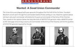 Wanted Poster for Good Union Generals