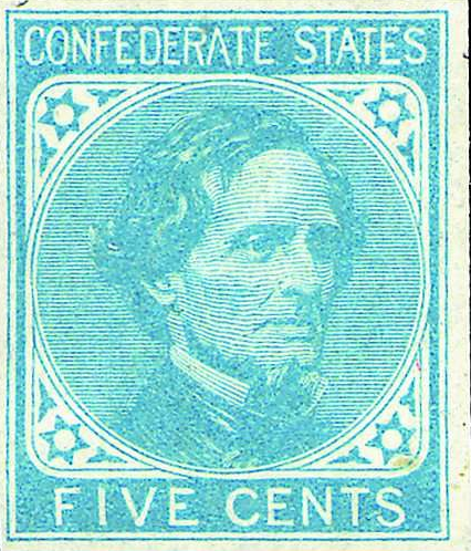 Jefferson Davis Confederate Postage Stamp