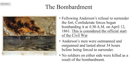 Fort Sumter Power Point