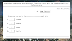 How well do you know the National Anthem?