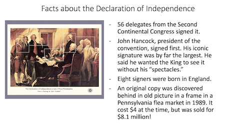 Declaration Slide