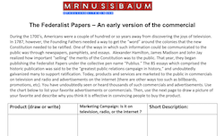 Federalist Papers Atcivity