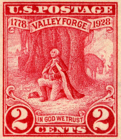 George Washington Praying at Valley Forge