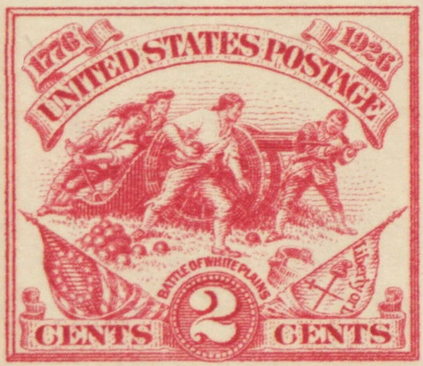 Battle of White Plains Postage Stamp