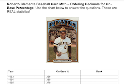 Roberto Clemente Math