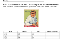 Babe Ruth Math