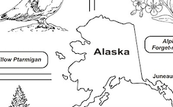 Alaska SymbolsColoring