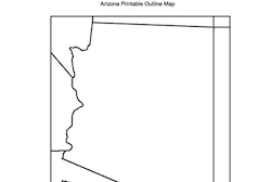 Arizona Blank Map