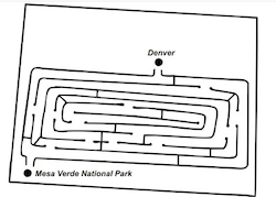 Colorado Printable Maze
