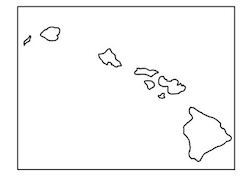 Hawaii Outline Map