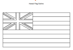Hawaii Flag Coloring