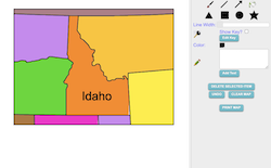 Make Your Own Idaho Map