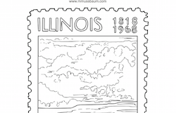 Illinois Postage Stamp