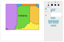 Make Your Own Indiana Map