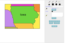 Make Your Own Iowa Map