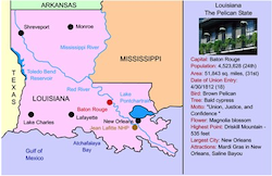 Louisiana Interactive Map