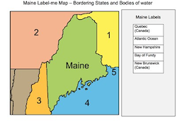 Maine Label-me Map