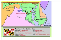 MAryland Map