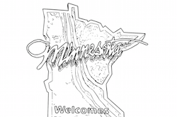 Minnesota State Highway Sign Coloring 