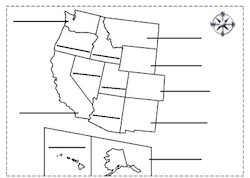 New England Outline Map