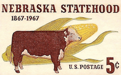 Nebraska Statehood Stamp