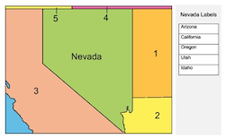 Nevada Label-me Map