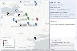 New York Interactive map