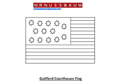 Guilford Courhtouse Flag Coloring