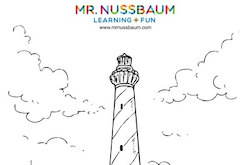 Cape Hatteras Lighthouse coloring 