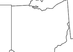 Ohio Blank Map