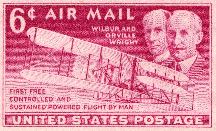 Wright Brothers Postage Stamp