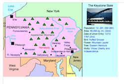 Pennsylvania Interactive Map