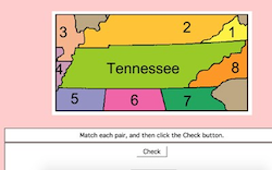Tennessee Label-me Maps