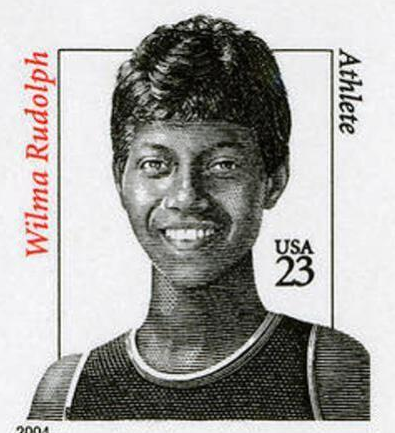 Wilma Rudolph Postage Stamp