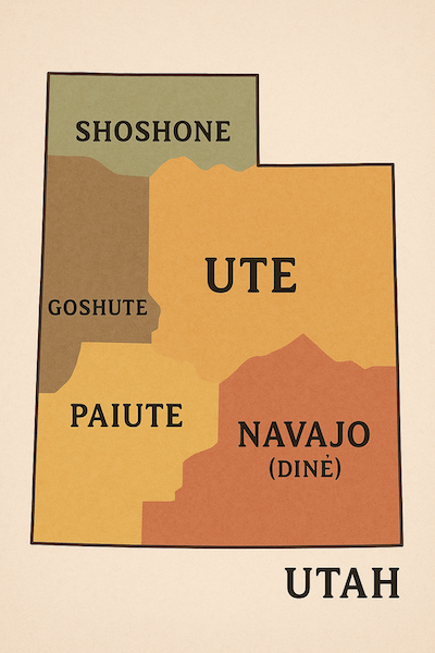 Utah Tribes Map