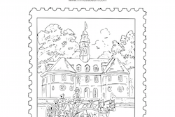 Virginia Postage Stamp Coloring
